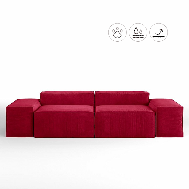 Диван модульный Мастерфабрик Рудо Happy 437 ткань рогожка